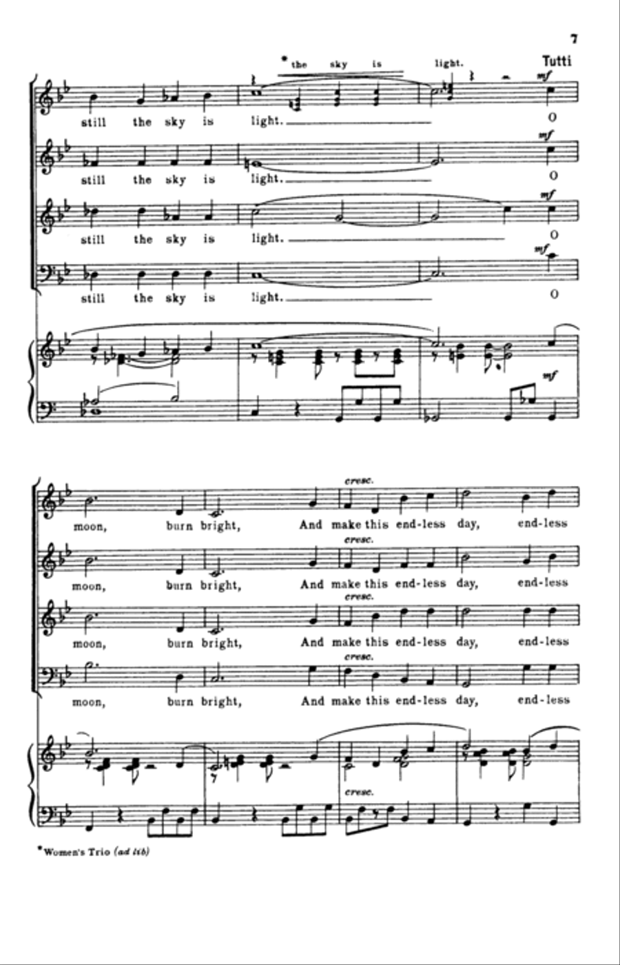 Choral Medley from West Side Story (arr. William Stickles) 4-Part scores gallery preview page 5