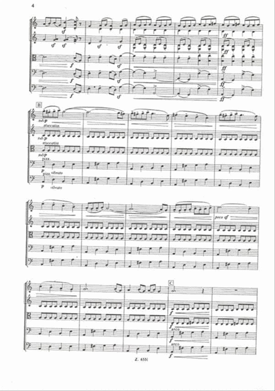 Divertimento Nr. 1 Divertimento Nr. 1 String Orchestra scores gallery preview page 3