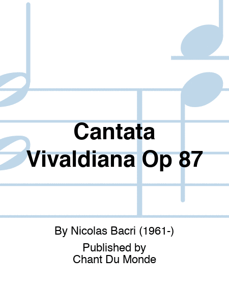Cantata Vivaldiana Op 87