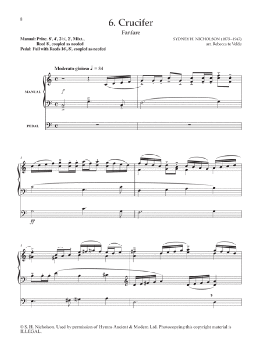 Hymn Miniatures 2 Organ scores gallery preview page 5