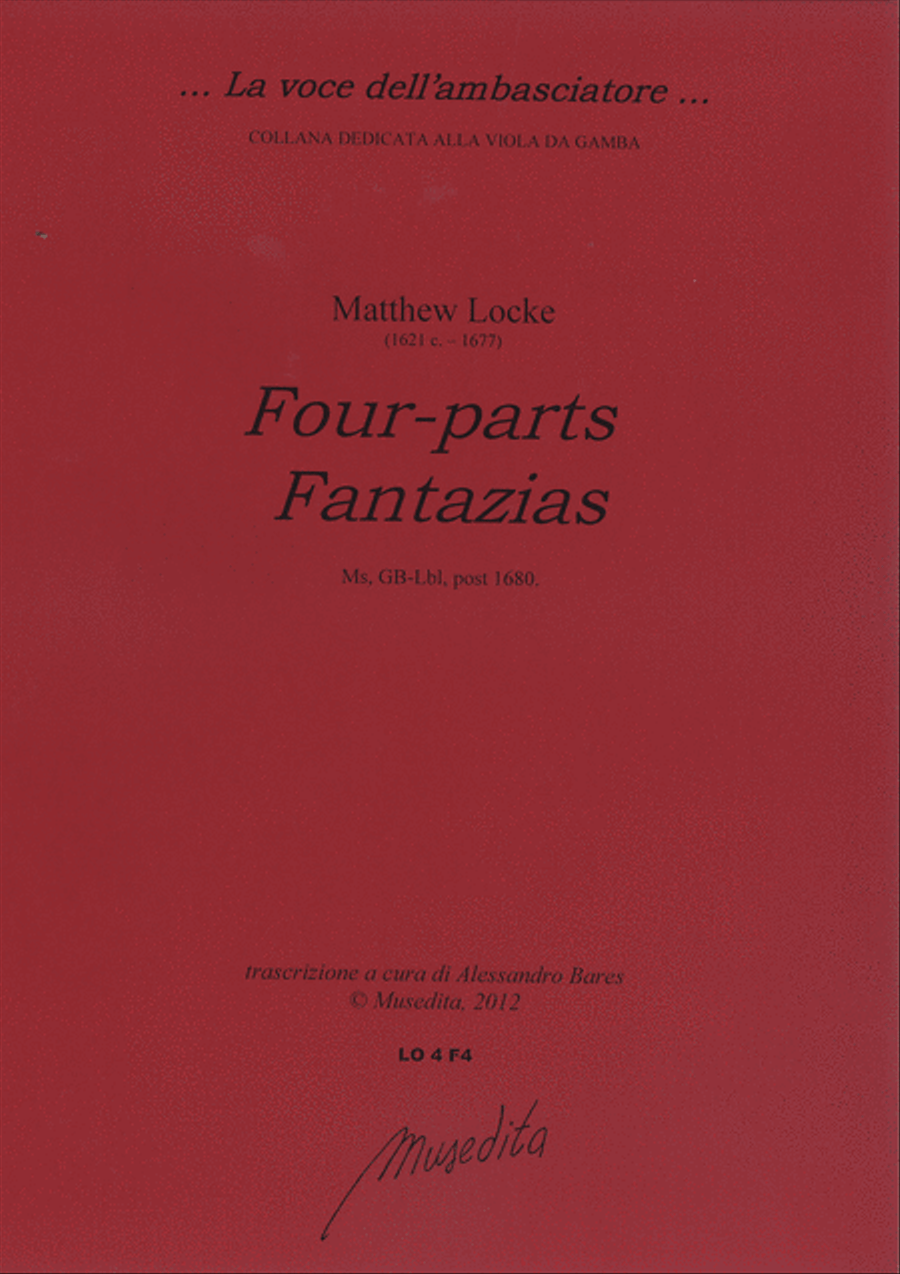 Four-parts Fantazies (Ms, GB-Lbl) 4-Part - Sheet Music
