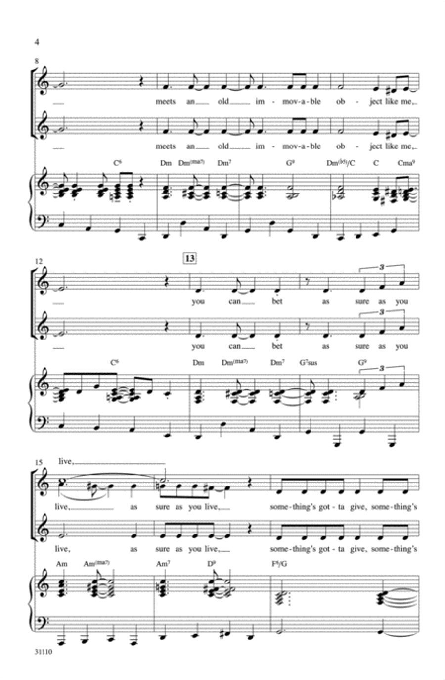Something's Gotta Give Something's Gotta Give Women's Choir scores gallery preview page 3