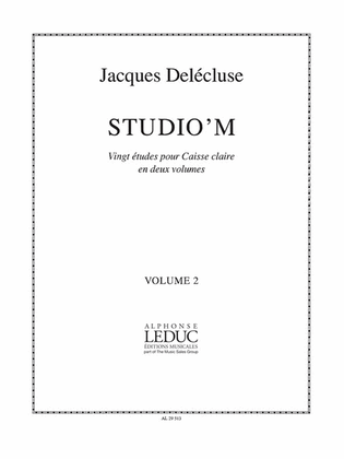 Book cover for Studio'm Vol.2 (percussion Solo)