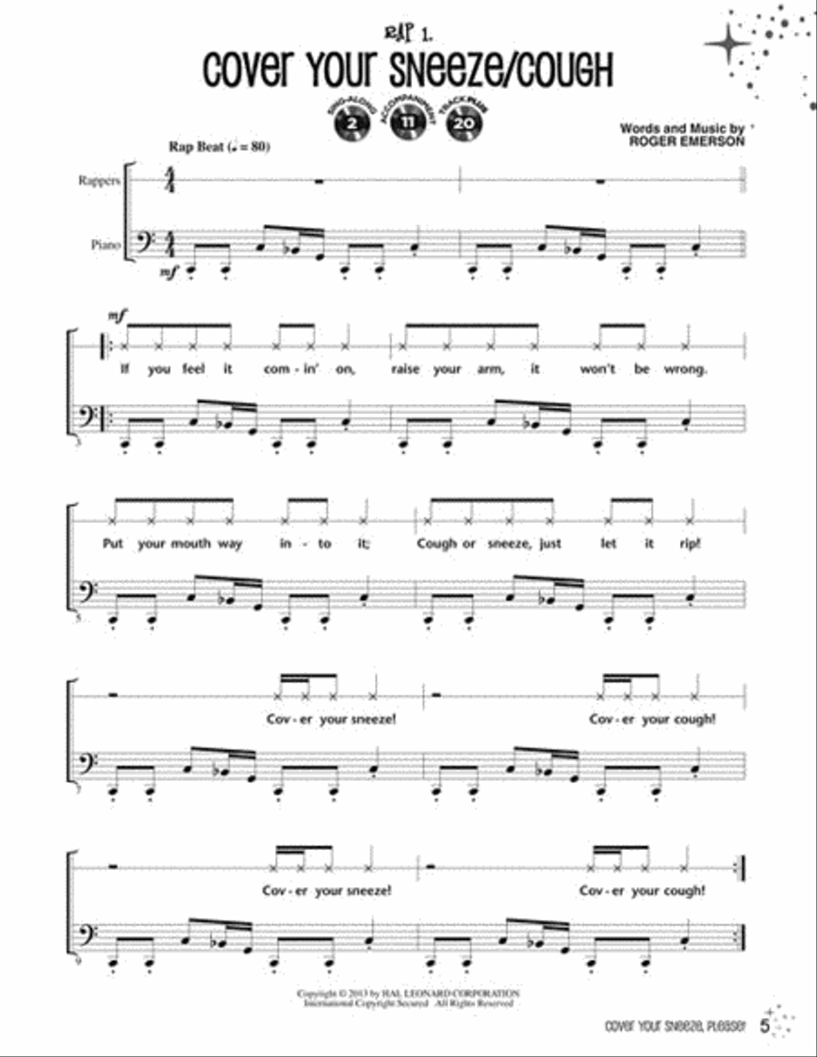 Cover Your Sneeze, Please! Choir scores gallery preview page 3