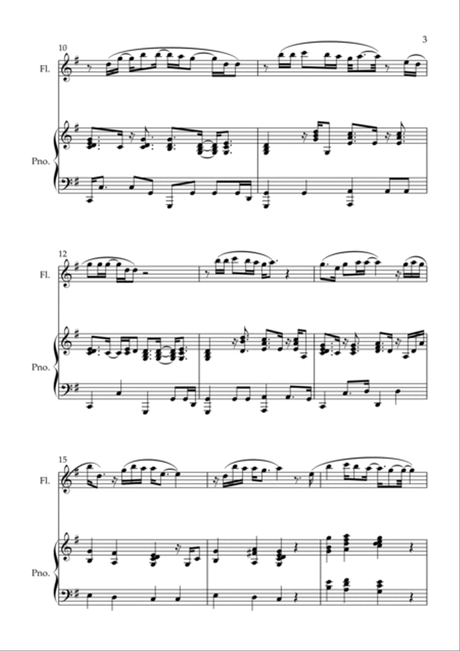Jessie Flute Solo scores gallery preview page 3