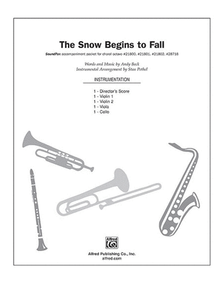 Book cover for The Snow Begins to Fall