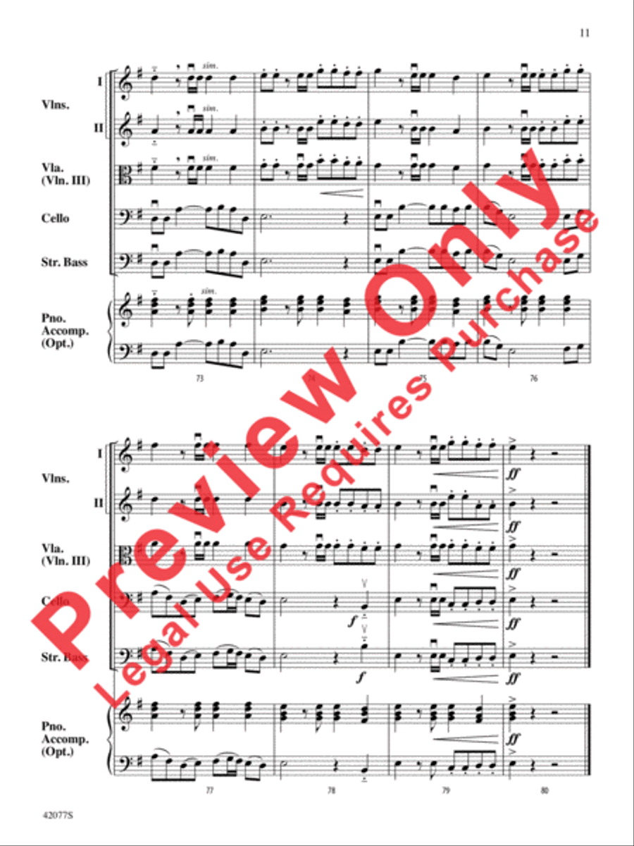 The Explorers String Orchestra scores gallery preview page 12