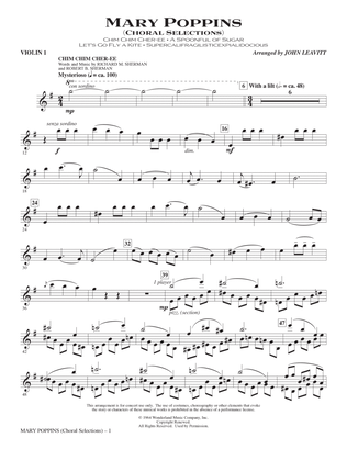 Mary Poppins (Choral Selections) (arr. John Leavitt) - Violin 1