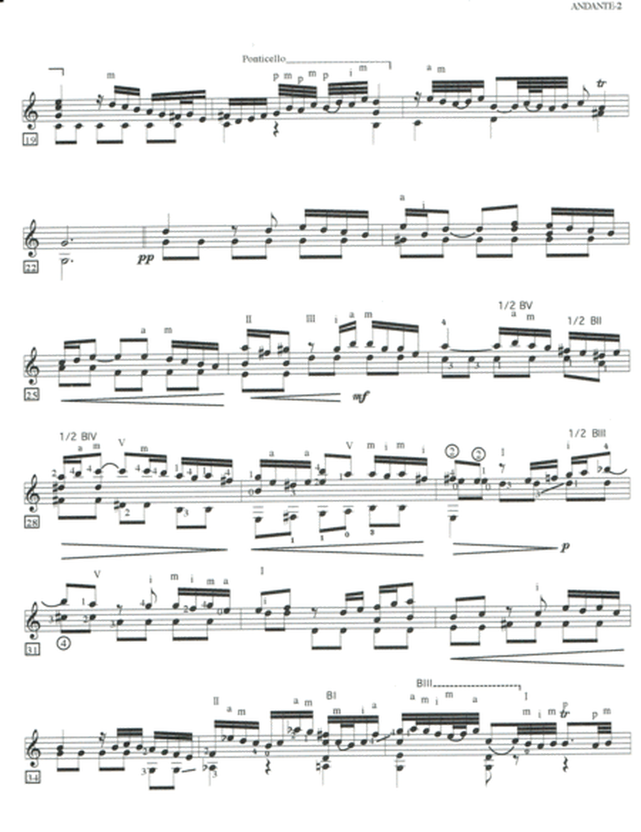 Andante - II Violin Sonata image number null