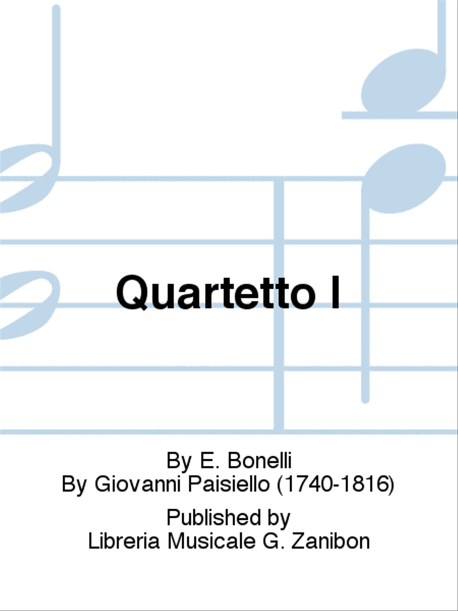 Quartetto I String Quartet scores gallery preview page 1