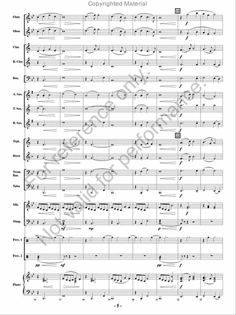 Going Home Going Home Concert Band scores gallery preview page 4