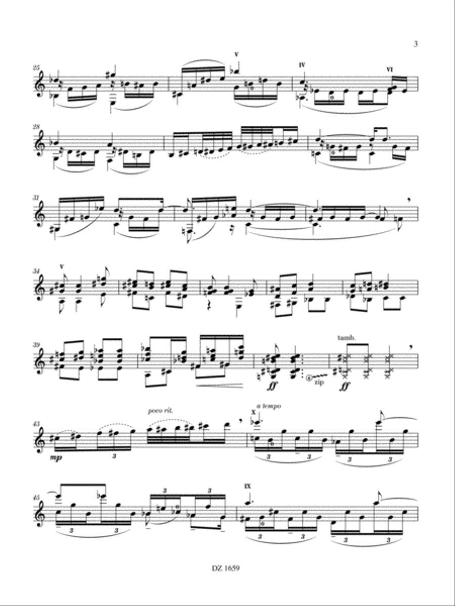4 Caras Classical Guitar scores gallery preview page 3
