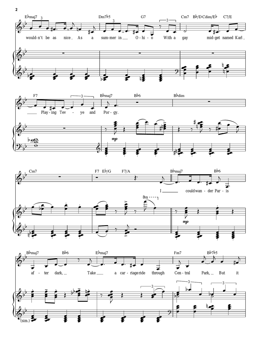 A Summer In Ohio (from The Last 5 Years) Guitar scores gallery preview page 2
