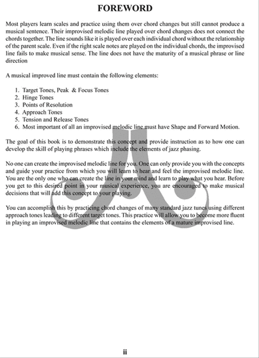 Target and Approach Tones Collection / Songbook scores gallery preview page 2
