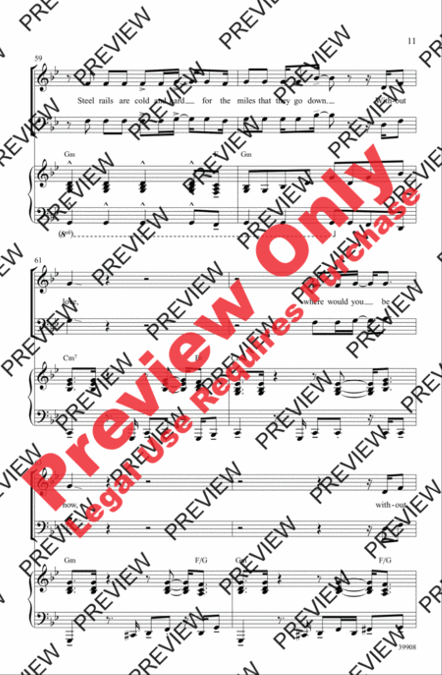 Long Train Runnin' Long Train Runnin' 3-Part scores gallery preview page 11
