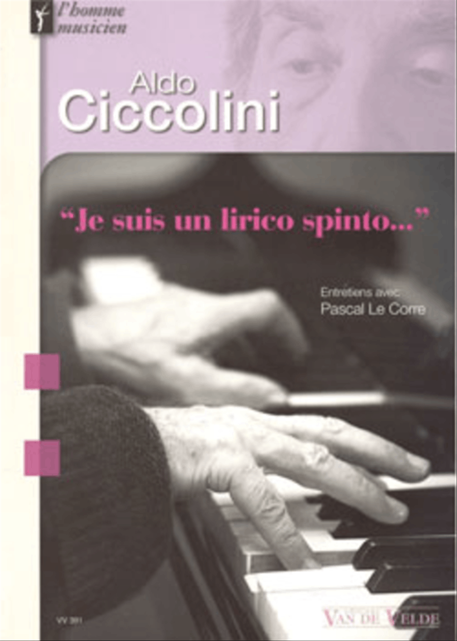 Aldo Ciccolini - Je Suis Un Lirico Spinto Piano Method scores gallery preview page 1