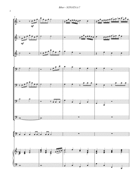 SONATA à 7 for Brass Ensemble, Organ and optional Timpani