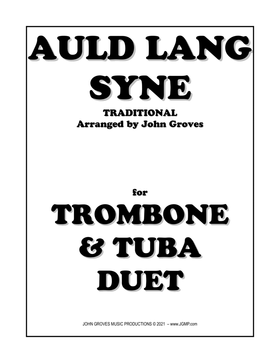 Auld Lang Syne - Trombone & Tuba Duet image number null