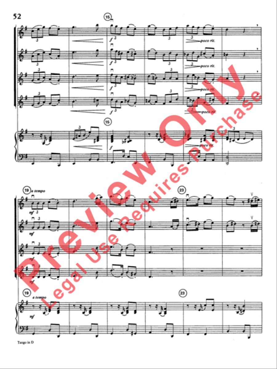 Highland/Etling Violin Quartet Series: Book 1