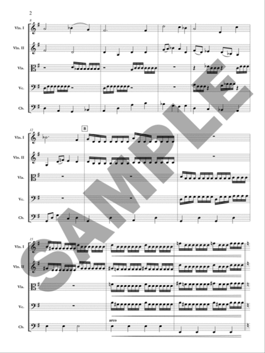 Moonlight on a Stormy Night Orchestra scores gallery preview page 3