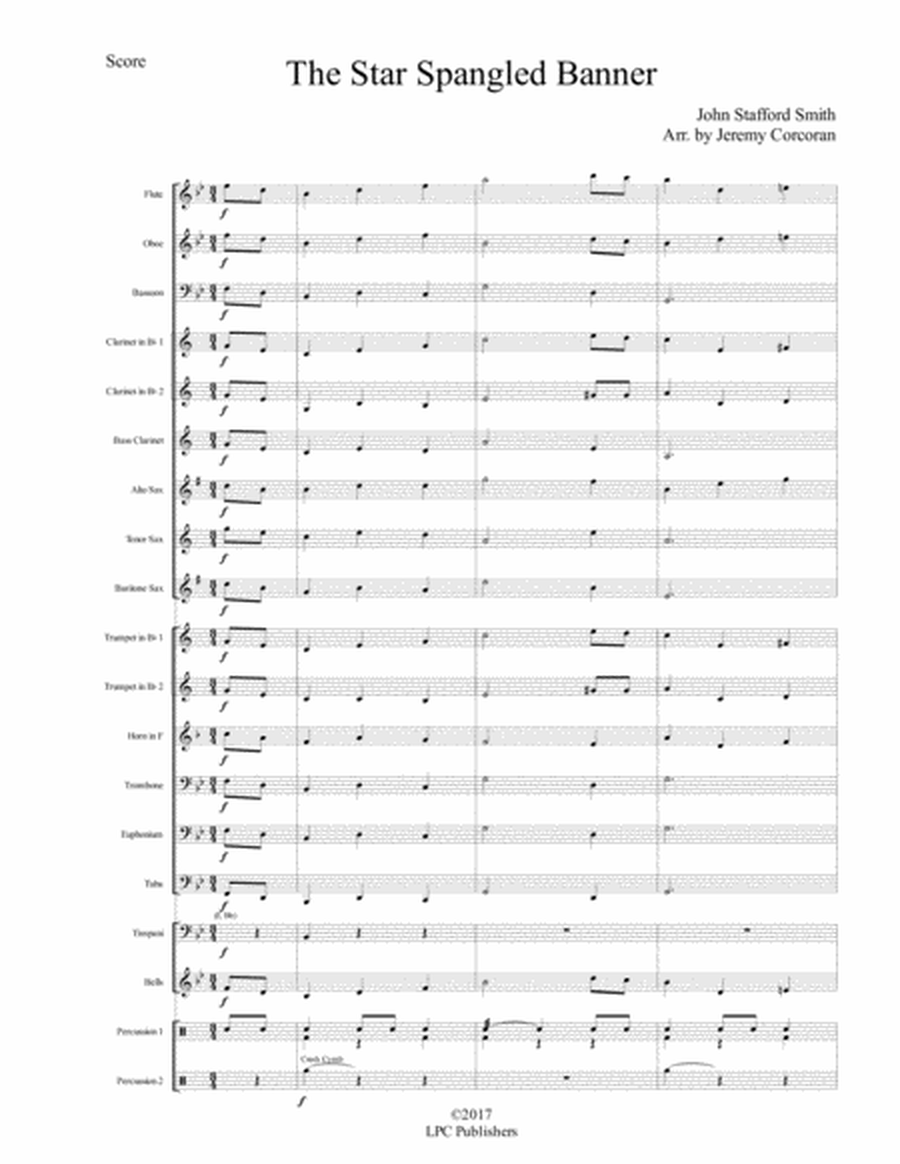 The Star Spangled Banner for Concert Band image number null