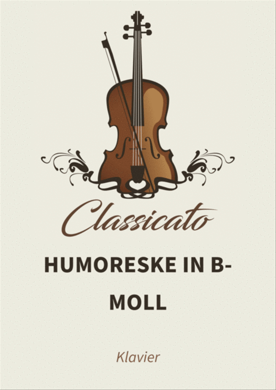 Humoreske in b-Moll Piano Solo scores gallery preview page 1