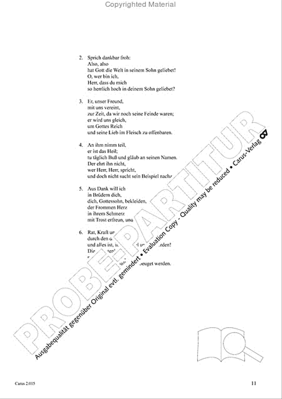 Carl Philipp Emanuel Bach & Gottfried August Homilius. Motets and Choruses Choir scores gallery preview page 13