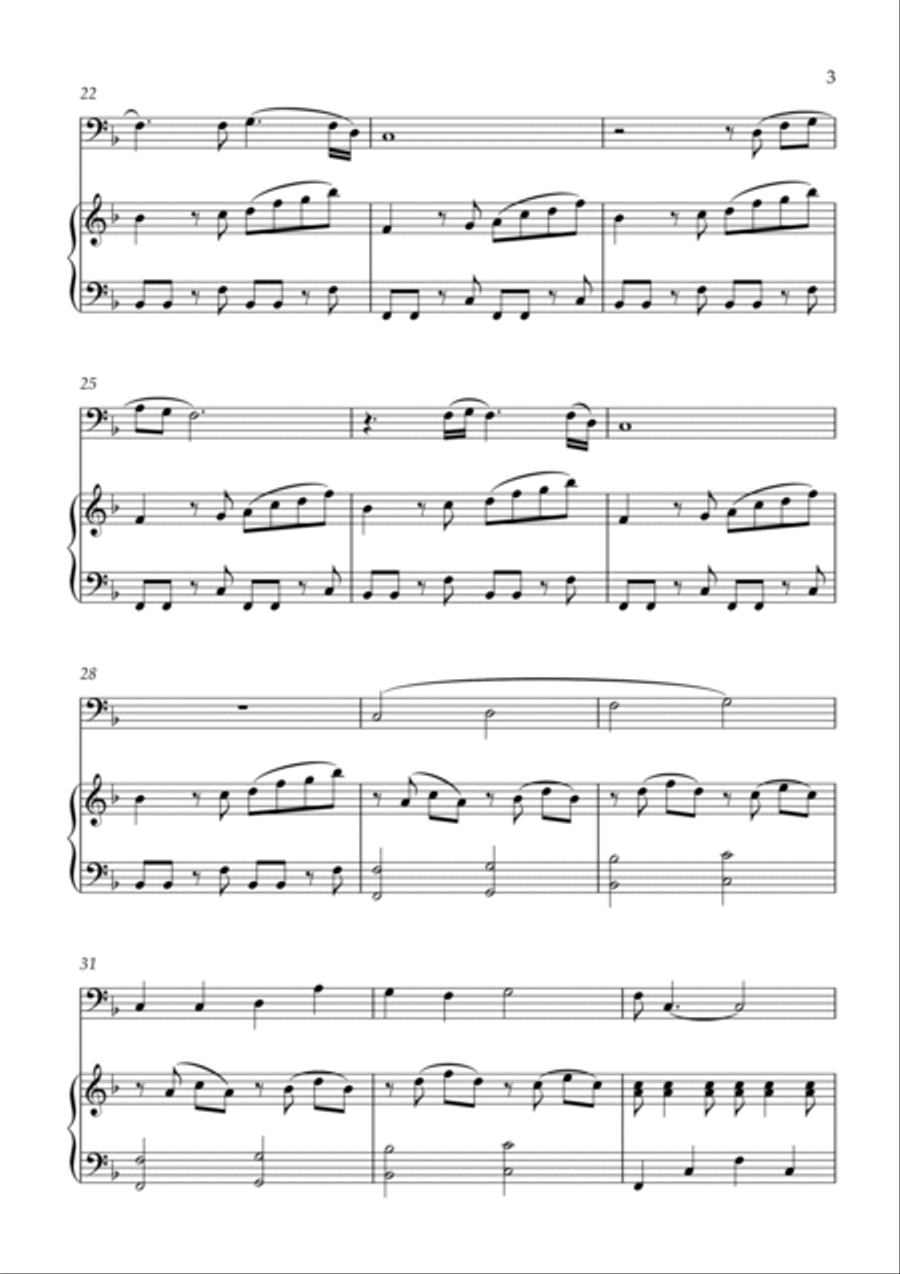 My Girl Bassoon scores gallery preview page 3