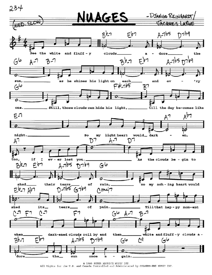 Nuages Voice scores gallery preview page 1