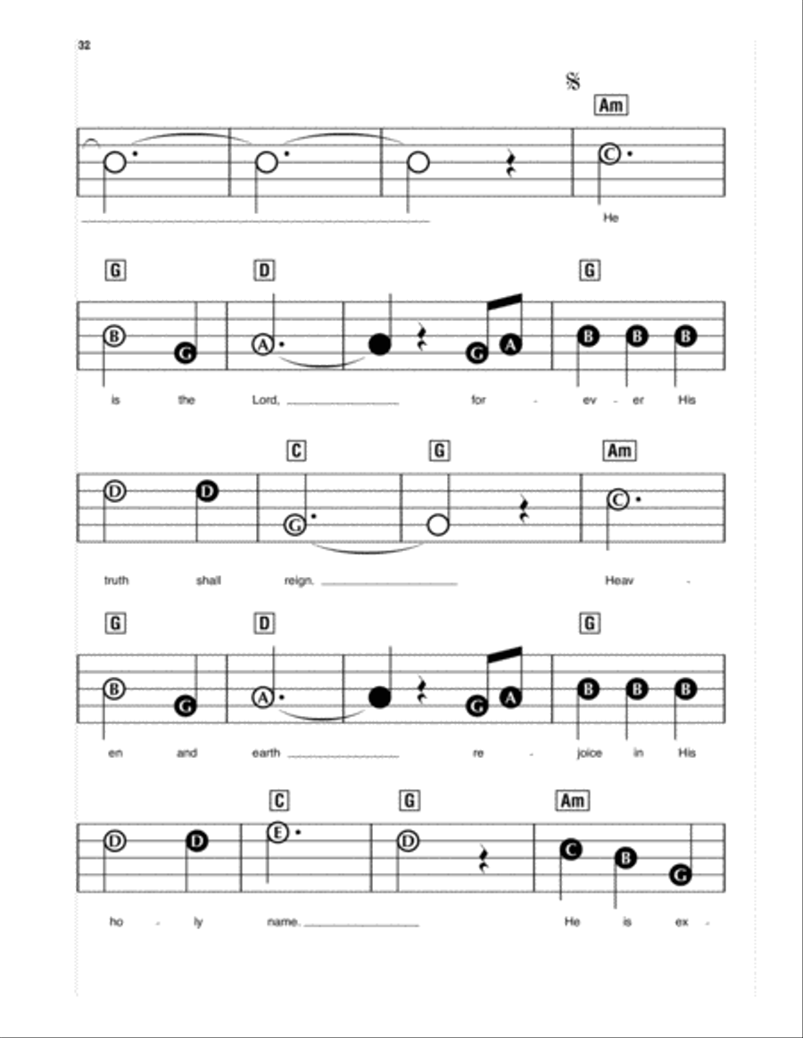 He Is Exalted He Is Exalted Electronic Keyboard scores gallery preview page 2