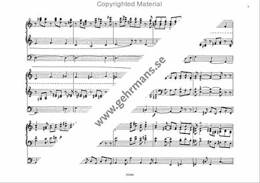Kontraster Organ Solo scores gallery preview page 5