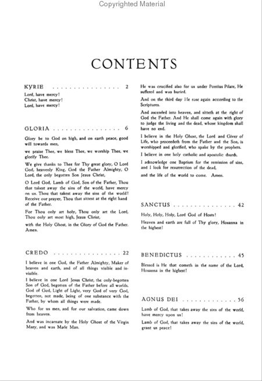 Mass In C 4-Part scores gallery preview page 2