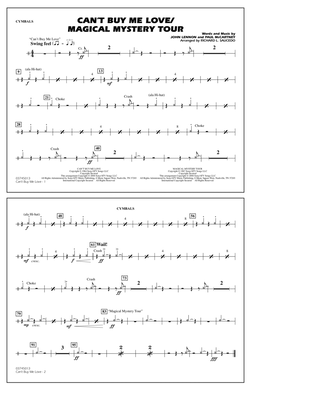 Can't Buy Me Love/Magical Mystery Tour (arr. Richard L. Saucedo) - Cymbals