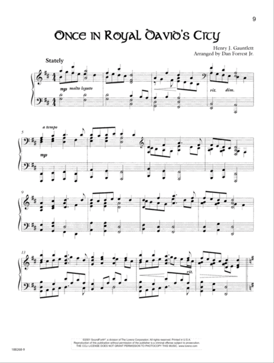 Prepare Him Room - Book and Listening CD Piano Solo scores gallery preview page 8