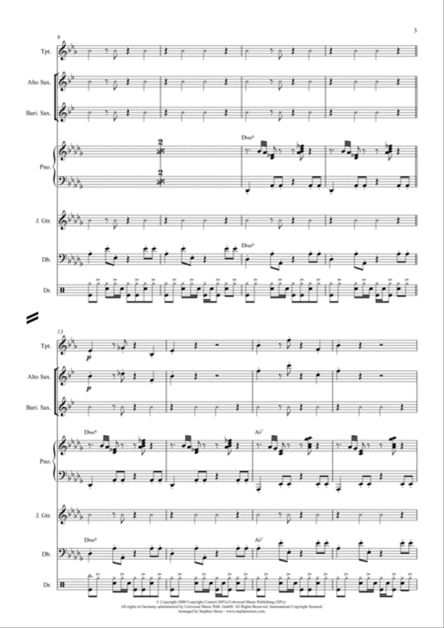 A Night Like This A Night Like This Jazz Ensemble scores gallery preview page 3