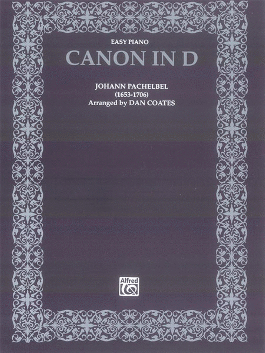 Canon In D - Easy Piano Easy Piano scores gallery preview page 1