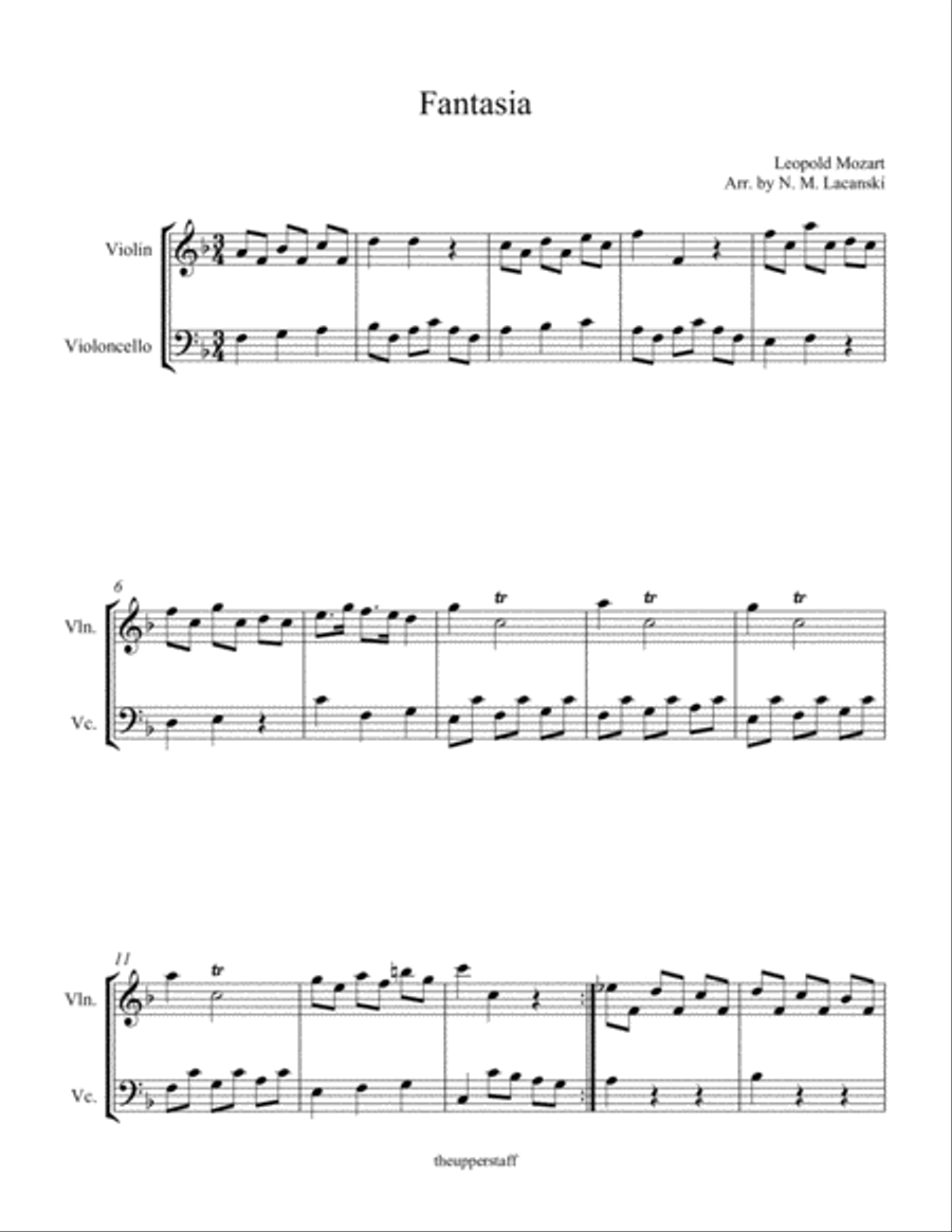 Fantasia Fantasia String Duet scores gallery preview page 2