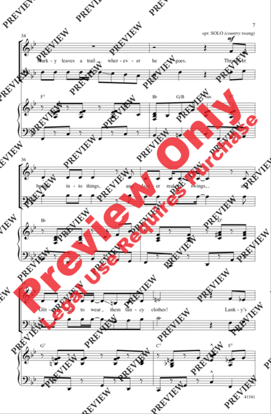 Santa's Crazy Reindeer 3-Part scores gallery preview page 7