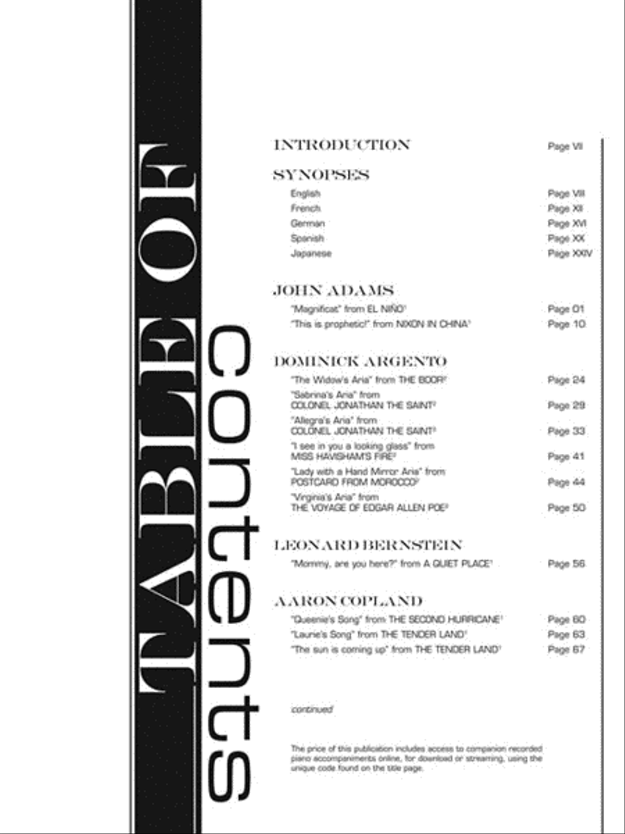 American Arias Voice Solo scores gallery preview page 3