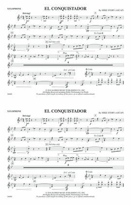 El Conquistador: Xylophone