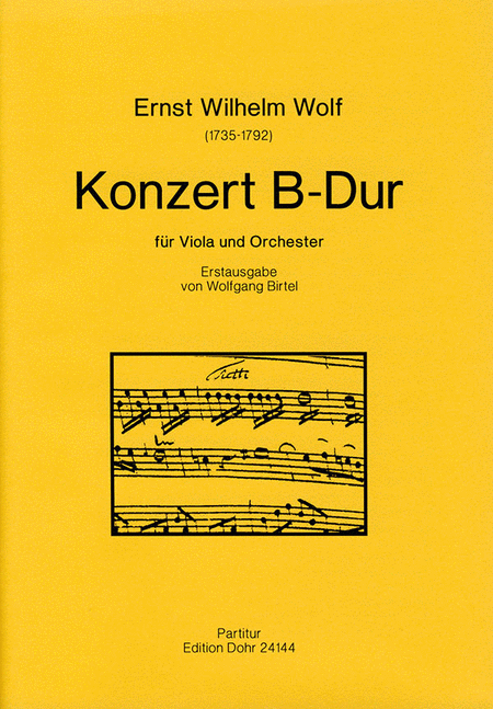 Konzert für Viola und Orchester B-Dur