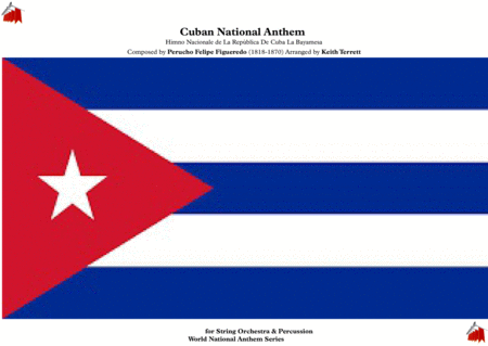 Cuban National Anthem for String Orchestra & opt. Percussion MFAO World National Anthem Series image number null