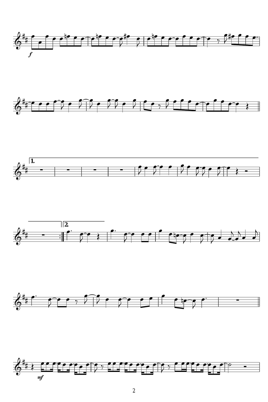 Pure Shores Clarinet Solo scores gallery preview page 2