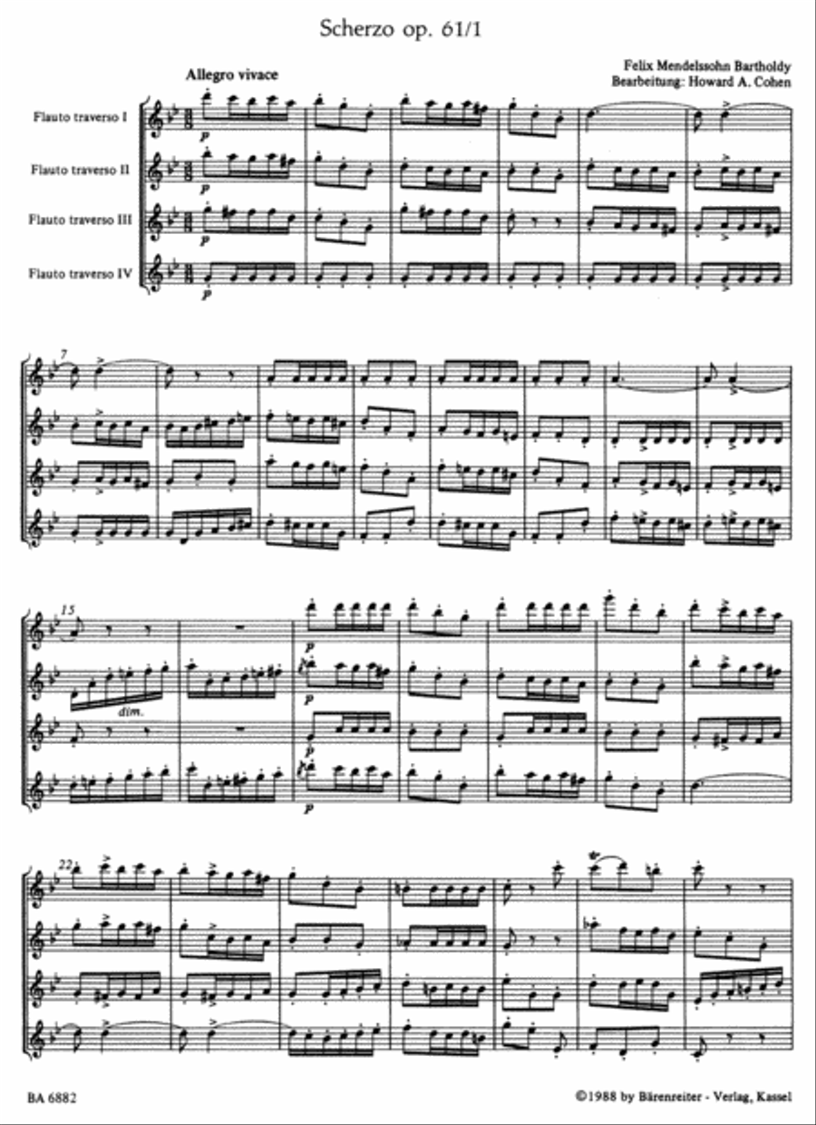 Scherzo from the incidental music to 