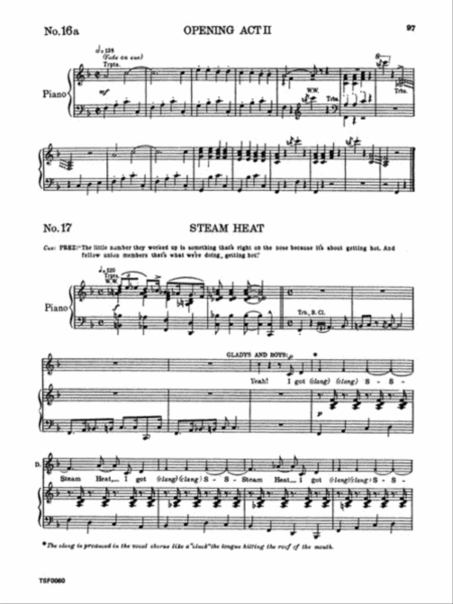 The Pajama Game Voice scores gallery preview page 6