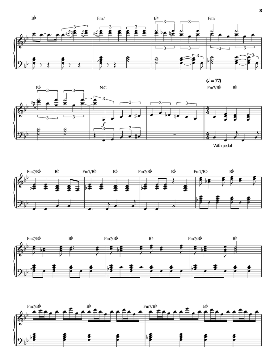 Bloody Well Right Piano, Vocal scores gallery preview page 3