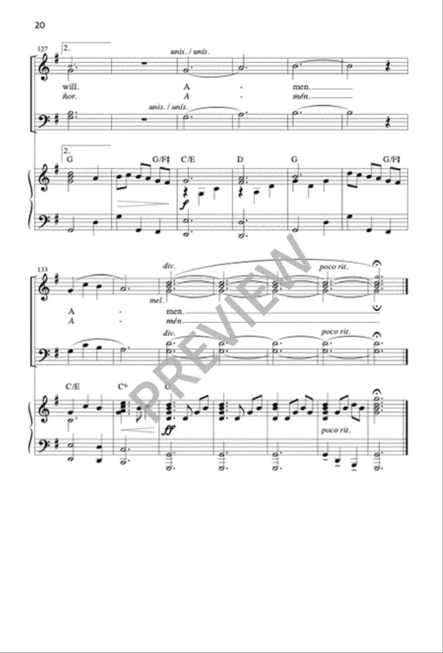 Mass of the Sun of Justice / Misa Sol de Justicia 4-Part scores gallery preview page 21