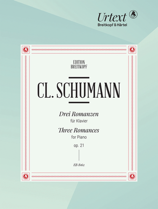 Book cover for 3 Romances Op. 21