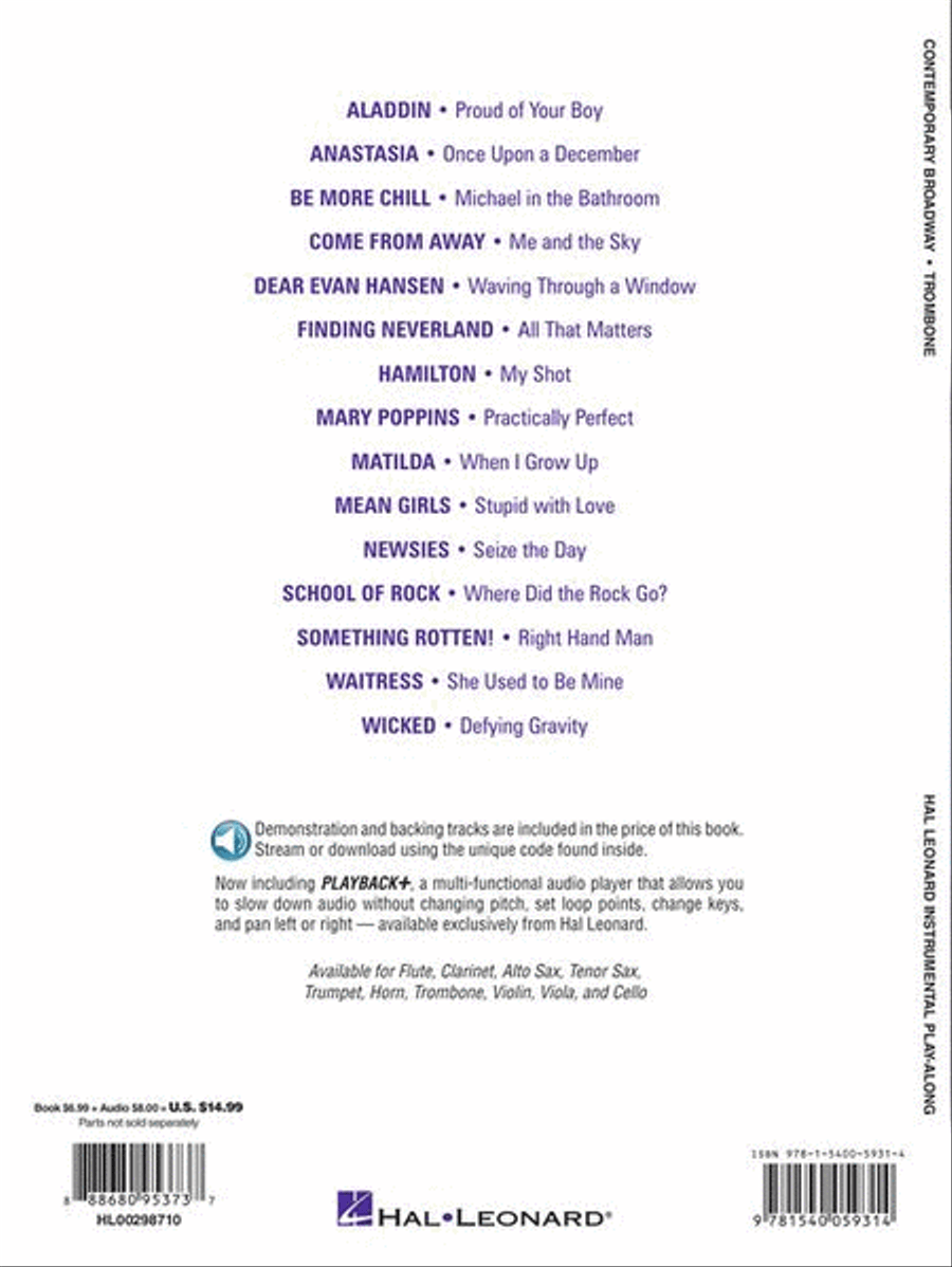 Contemporary Broadway Contemporary Broadway Trombone scores gallery preview page 6