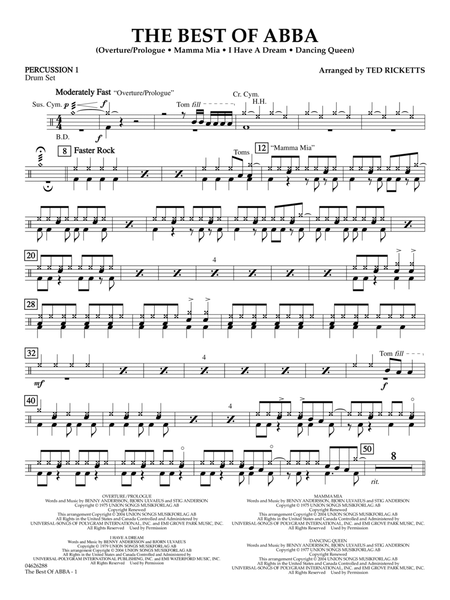 The Best of ABBA (arr. Ted Ricketts) - Percussion 1